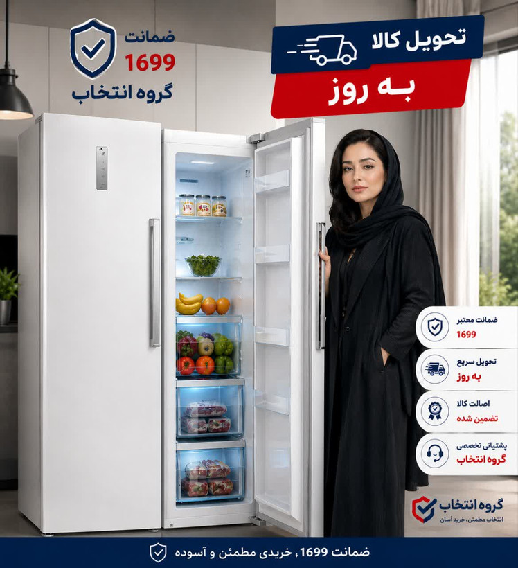 یخچال فریزر دوقلو 40 فوت دوو مدل SR/SF-20MW