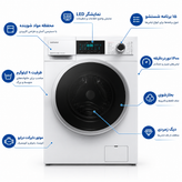 ماشین لباسشویی 9کیلویی دوو مدل:LM-9120